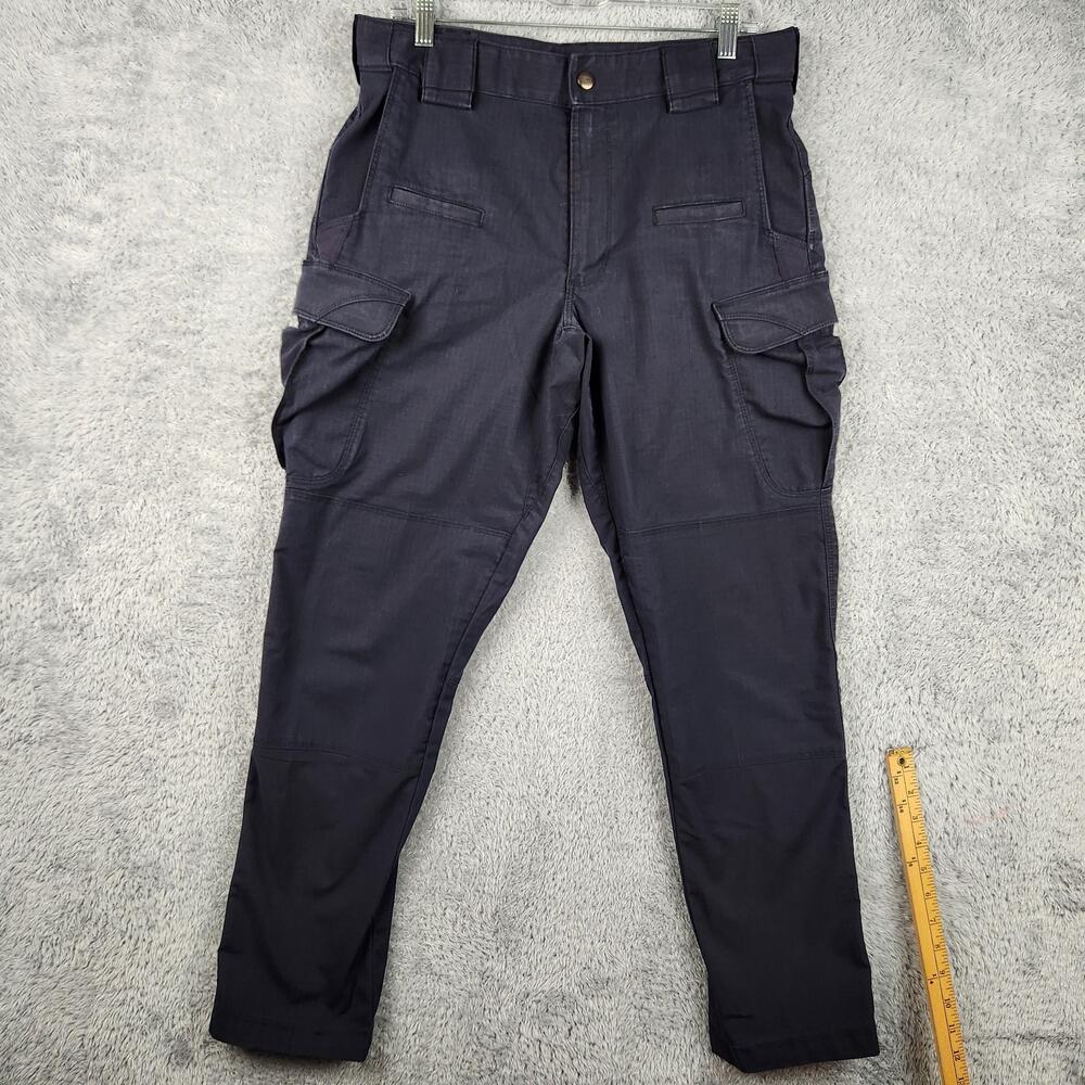 5.11 Tactical NYC Metro Stryke Pants Mens 32x32 Blue Cargo Ripstop Double Knee